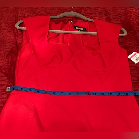 NWT Alexia Admor Harper Cap Sleeve Corset Midi Dress Size 8 - Picture 11 of 13